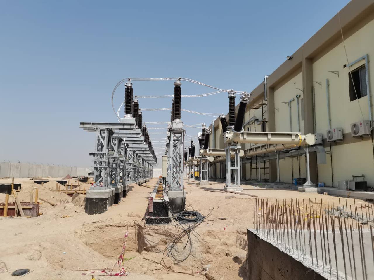 The Turkish Hospital Basra power station project 132/33Kv/GIS